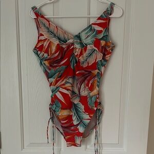 Fantasie Red Tropical One Piece Swimsuit